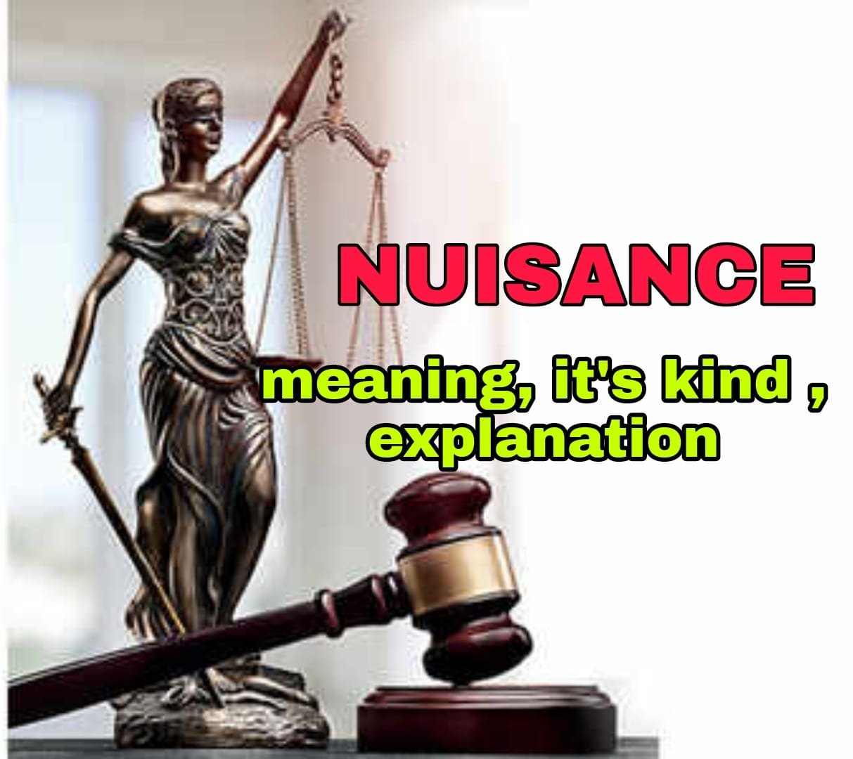 Nuisance And Its Kinds Legal Vidhiya