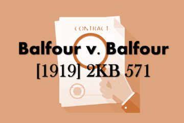 Balfour v Balfour