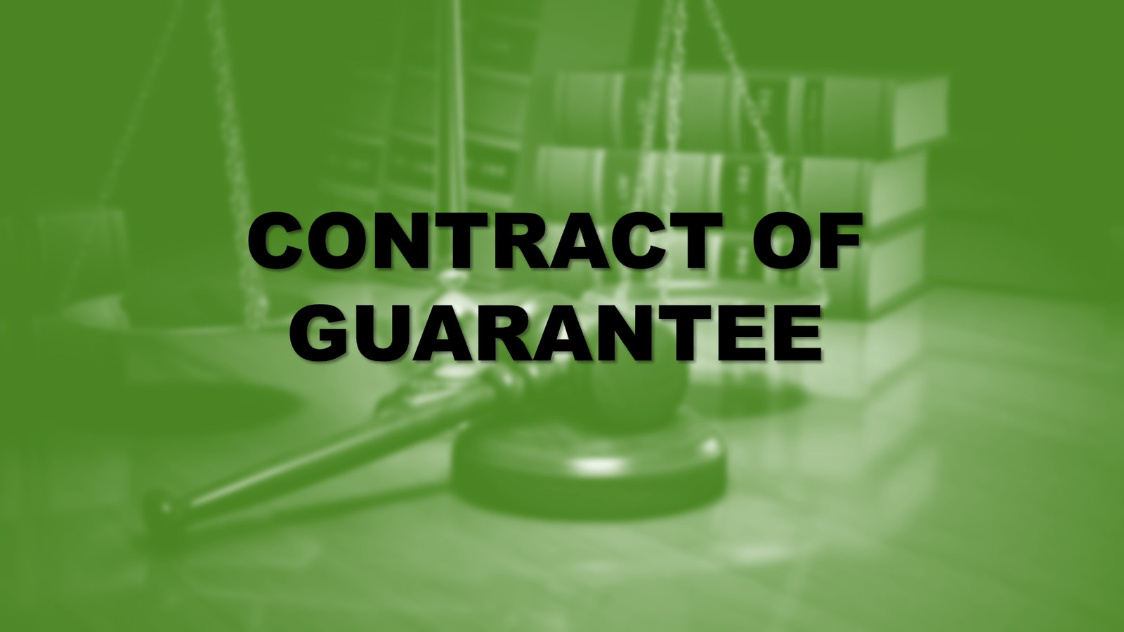 Contract of Guarantee Legal Vidhiya