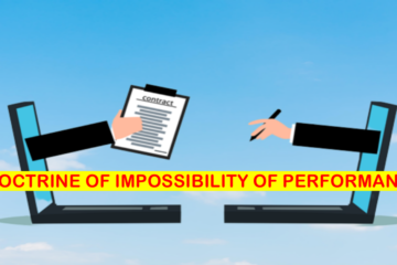 DOCTRINE OF IMPOSSIBILITY OF PERFORMANCE