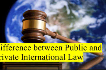 Difference between Public and Private International Law