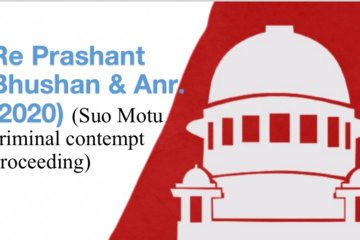 Re Prashant Bhushan & Anr. (2020) (Suo Motu criminal contempt proceeding)