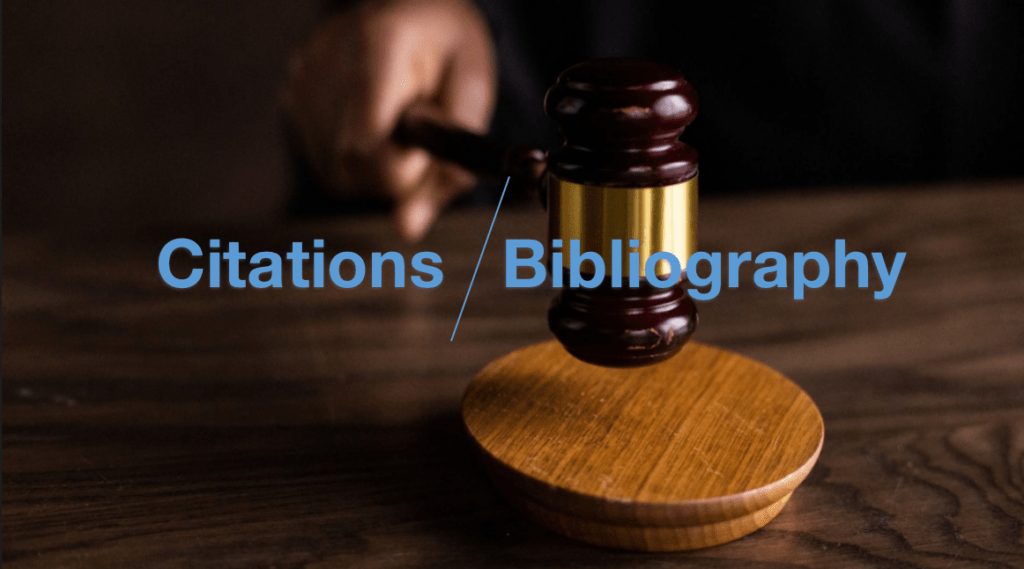 Citations and Bibliography