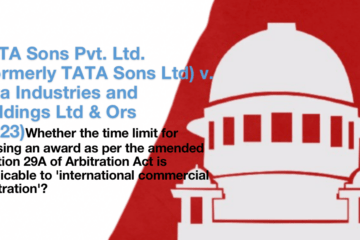 TATA Sons Pvt. Ltd. (Formerly TATA Sons Ltd) v. Siva Industries and Holdings Ltd & Ors (2023)Whether the time limit for passing an award as per the amended Section 29A of Arbitration Act is applicable to 'international commercial arbitration'?