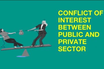 CONFLICT OF INTEREST BETWEEN PUBLIC AND PRIVATE SECTOR