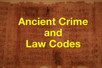 Ancient Crime and Law Codes