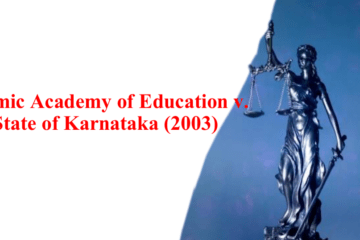 Islamic Academy of Education v. State of Karnataka (2003)
