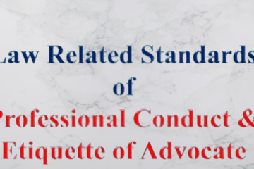 THE STANDARD OF PROFESSIONAL CONDUCT AND ETIQUETTE