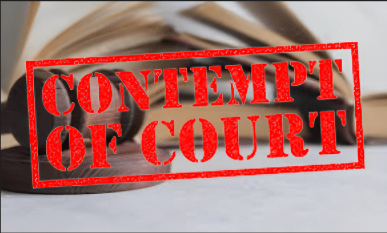 OBJECTIVE AND CONSTITUTIONAL VALIDITY OF CONTEMPT OF COURT Legal Vidhiya   Image 140 768x462 