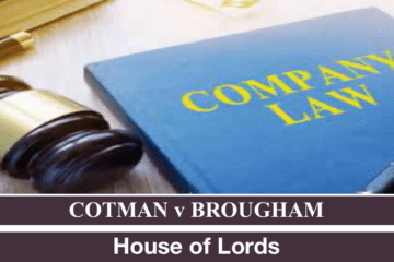 COTMAN v BROUGHAM