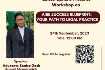 WORKSHOP ON "AIBE SUCCESS BLUEPRINT: YOUR PATH TO LEGAL PRACTICE "