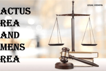 DEFINITION OF CRIME AND ELEMENTS OF CRIME: ACTUS AND MENS REA