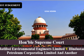 Batliboi Environmental Engineers Limited V Hindustan Petroleum Corporation Limited And Another