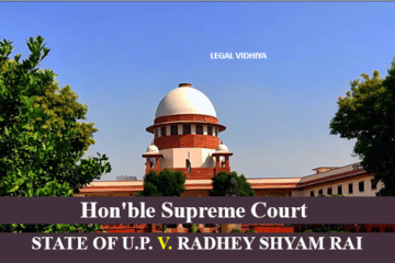 STATE OF U.P. V. RADHEY SHYAM RAI