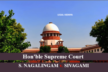  S. NAGALINGAM v. SIVAGAMI 