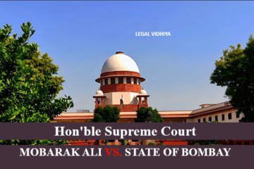 MOBARAK ALI VS. STATE OF BOMBAY