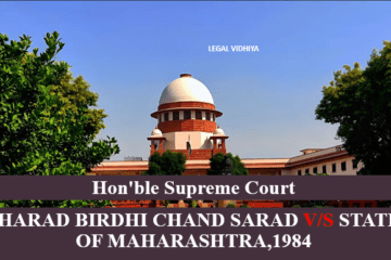 SHARAD BIRDHI CHAND SARAD V/S STATE OF MAHARASHTRA,1984