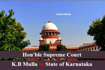K.B Mulla vs State of Karnataka