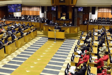 SOUTH AFRICAN PARLIAMENT VOTES TO SUSPEND DIPLOMATIC TIES WITH ISRAEL