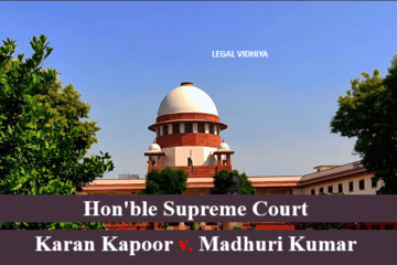 Karan Kapoor v. Madhuri Kumar