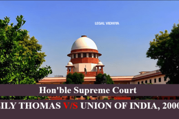 LILY THOMAS V/S UNION OF INDIA, 2000