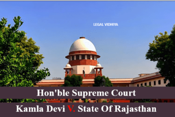 KAMLA DEVI V. STATE OF RAJASTHAN