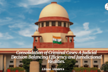 Consolidation of Criminal Cases: A Judicial Decision Balancing Efficiency and Jurisdictional Realities.