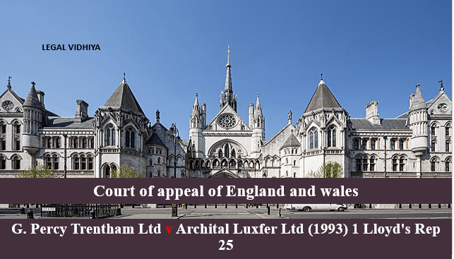 G. Percy Trentham Ltd v Archital Luxfer Ltd (1993) 1 Lloyd's Rep 25