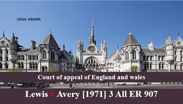 Lewis v Avery [1971] 3 All ER 907