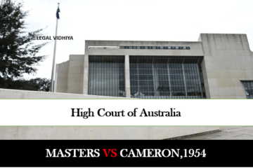  MASTERS VS CAMERON,1954 