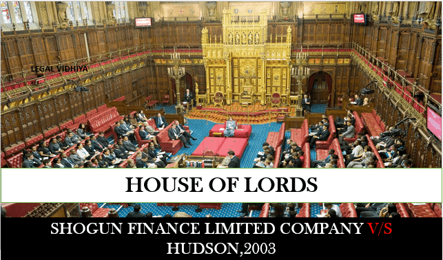 SHOGUN FINANCE LIMITED COMPANY V/S HUDSON,2003