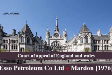 Esso Petroleum Co Ltd v Mardon [1976]