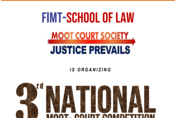 3rd National Moot Court Competition 2024 at Fairfield-School of Law, FIMT [Online; March 14-15; Cash Prizes of Rs. 61k]: Apply by Feb 10