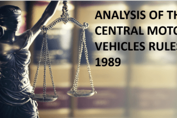 ANALYSIS OF THE CENTRAL MOTOR VEHICLES RULES, 1989