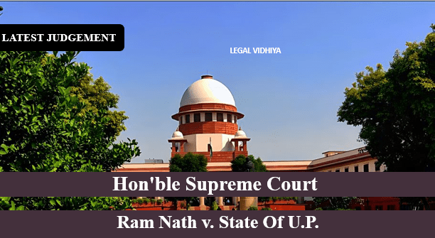 Ram Nath v. State Of U.P.