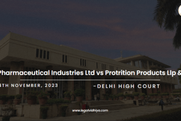 Sun Pharmaceutical Industries Ltd vs Protrition Products Llp & Ors.