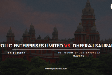 APOLLO ENTERPRISES LIMITED VS. DHEERAJ SAURABH