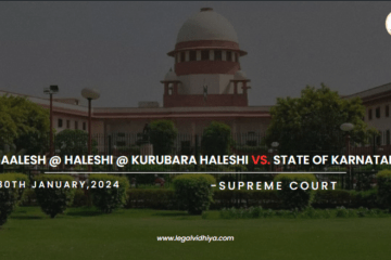 Haalesh @ Haleshi @ Kurubara Haleshi Vs. State of Karnataka