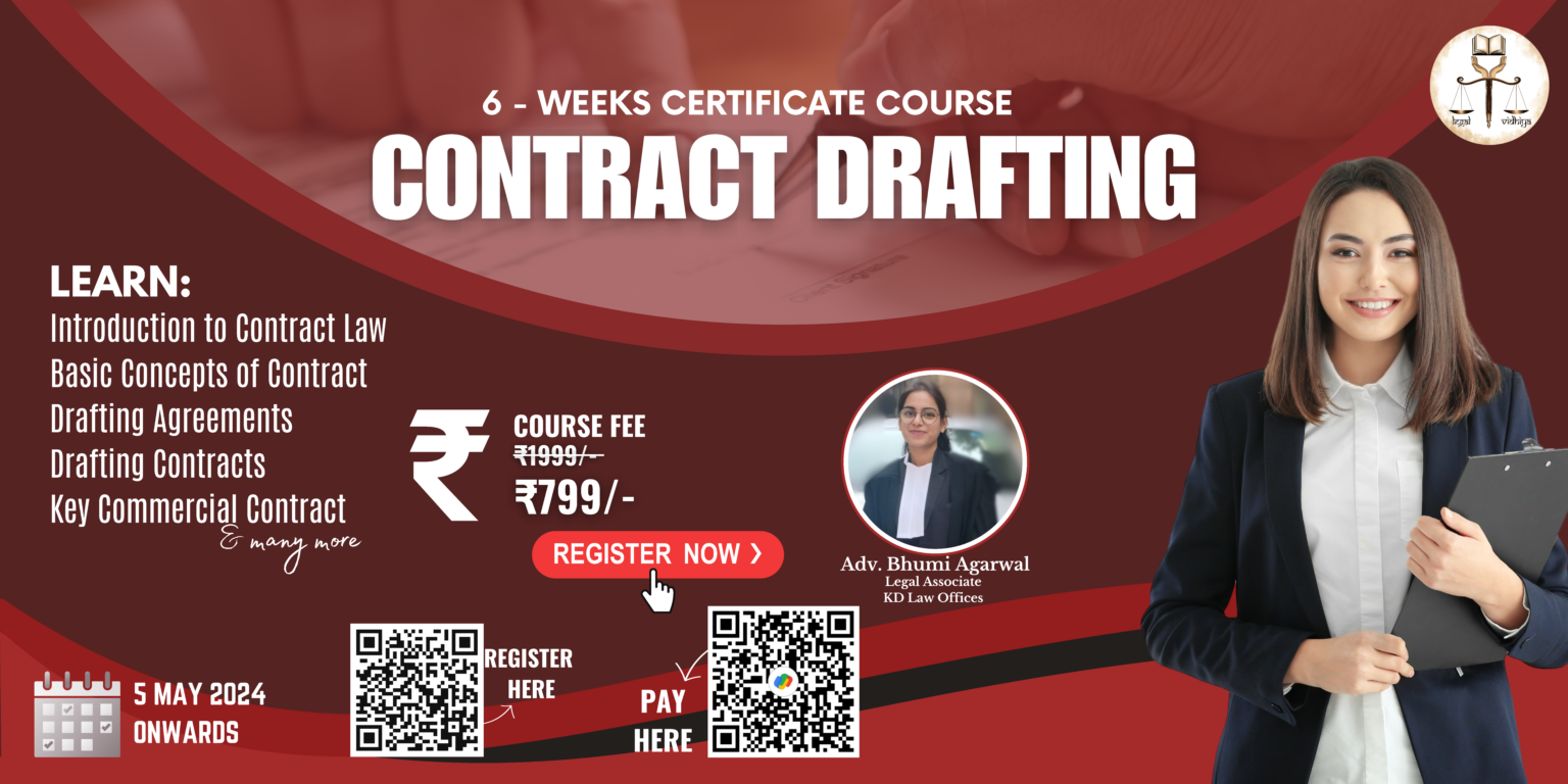 6 – Week Certificate Course on Contract Drafting by Legal Vidhiya ...