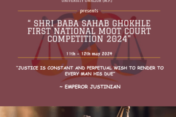 Shri Baba Saheb Gokhle’s First National Moot Court Competition 2024 by Madhav Vidhi Mahavidhyala [Cash Prizes Worth Rs 56K]: Register by April 20