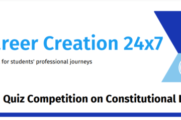 Dr. BR Ambedkar National Quiz Competition on Constitutional Law by Career Creation 24×7 [April 13 – 14; Online; Cash Prizes Upto Rs. 3.5k]: Register by April 12