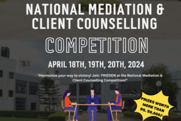 LexKnot-2024 – Mediation and Client Counseling Competition by ICFAI Law School, Hyderabad [Free; April 18 – 20; Cash Prizes Worth Rs. 66k]: Register by April 12