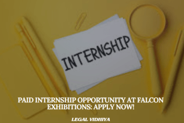 Paid Internship Opportunity at Falcon Exhibitions: Apply Now!