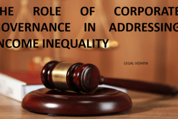THE ROLE OF CORPORATE GOVERNANCE IN ADDRESSING INCOME INEQUALITY