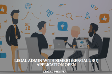 Legal Admin with Simeio (Bengaluru) Application Open