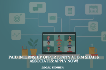 Paid Internship Opportunity at B M Shah & Associates: Apply Now!