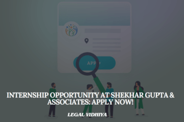 Internship Opportunity at Shekhar Gupta & Associates: Apply Now!