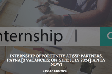 Internship Opportunity at SSP Partners, Patna [3 Vacancies; On-site; July 2024]: Apply Now!