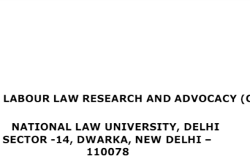 JOB POST: Research Associate on Women Labour and Policy at CLLRA, NLU Delhi [12 Months; 1 Vacancy; On-site; Salary worth Rs. 20k]: Apply by June 11