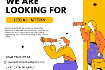 Internship Opportunity at Law Jurist [Legal Research; Virtual]: Apply by July 25!